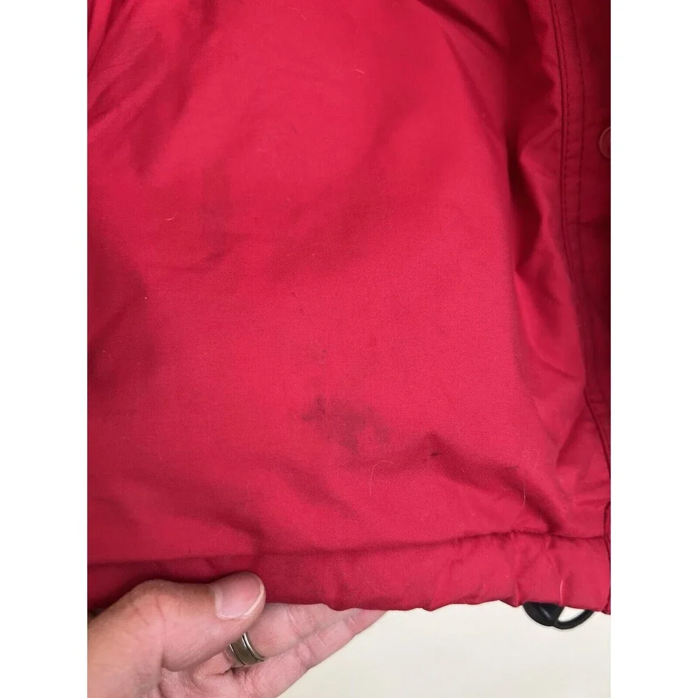 Vtg Patagonia Insulated DAS Puffer Jacket 90's Parka Red Blue‎ Mens L 84161 F3